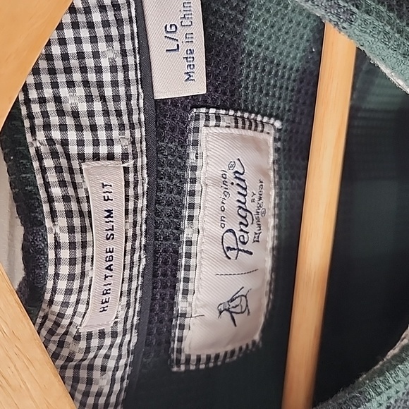 Original Penguin large plaid button up - Picture 2 of 2